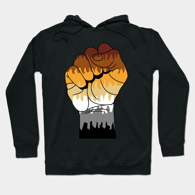 bear fist Hoodie by Jevaz